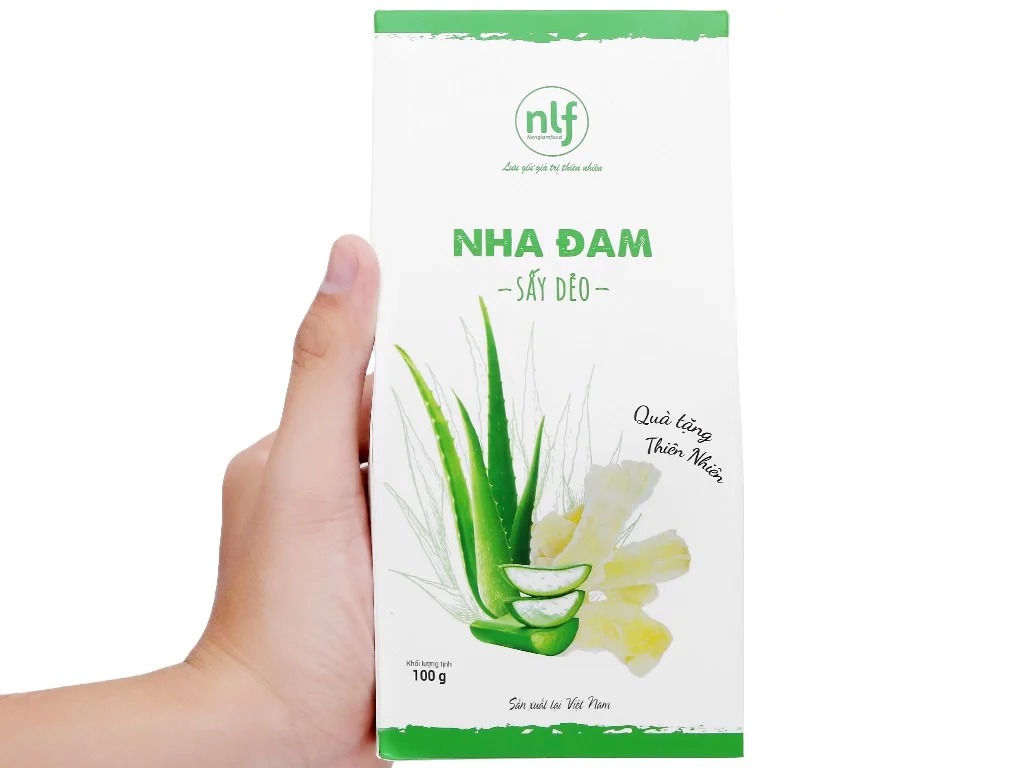 [MUA 3 TẶNG 1] Nha Đam Sấy Dẻo Nonglamfood Hộp 100g | Ăn vặt tốt cho sức khỏe | Trái cây sấy dẻo dinh dưỡng ăn liền