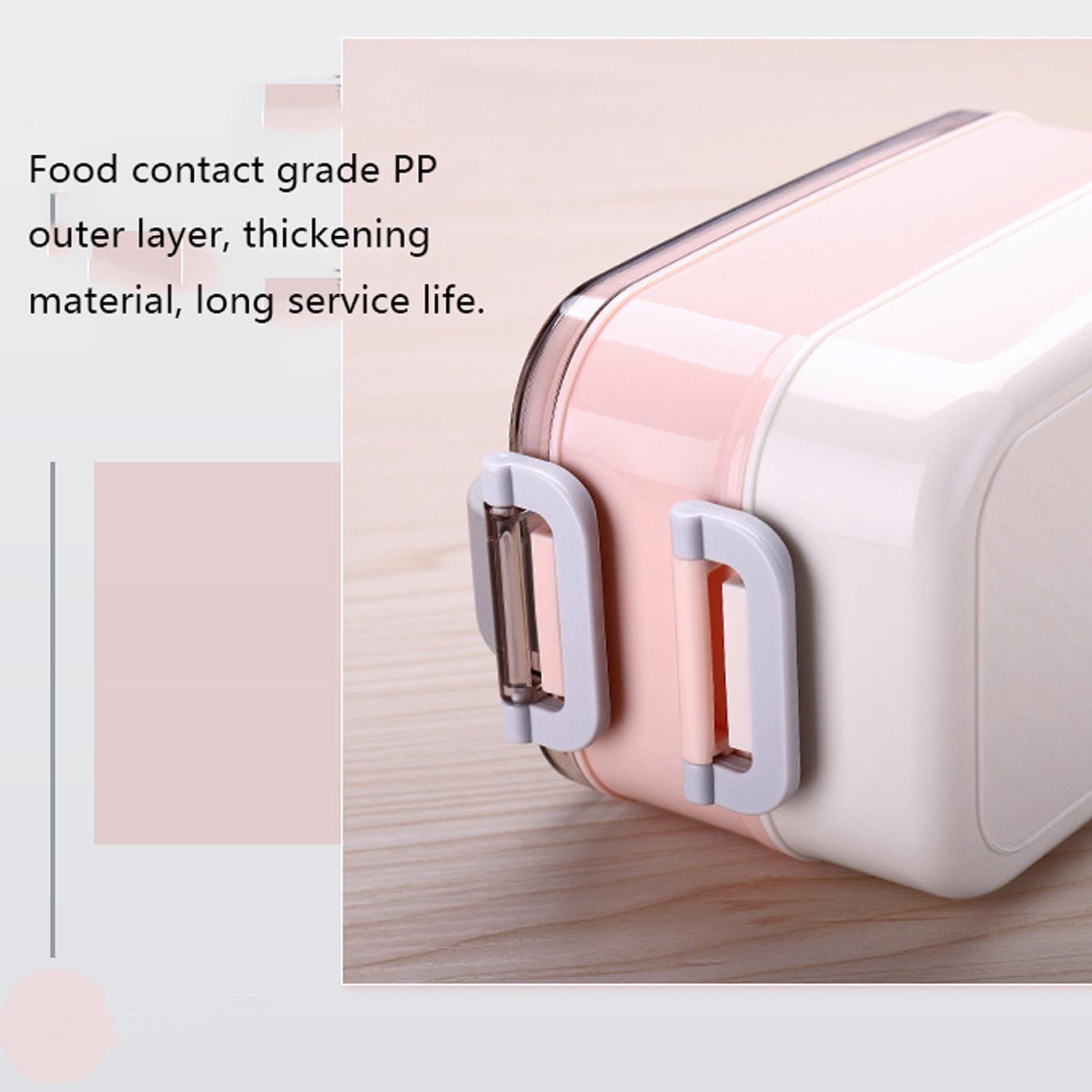 Hộp cơm Bento nhiều ngăn bằng thép không gỉ