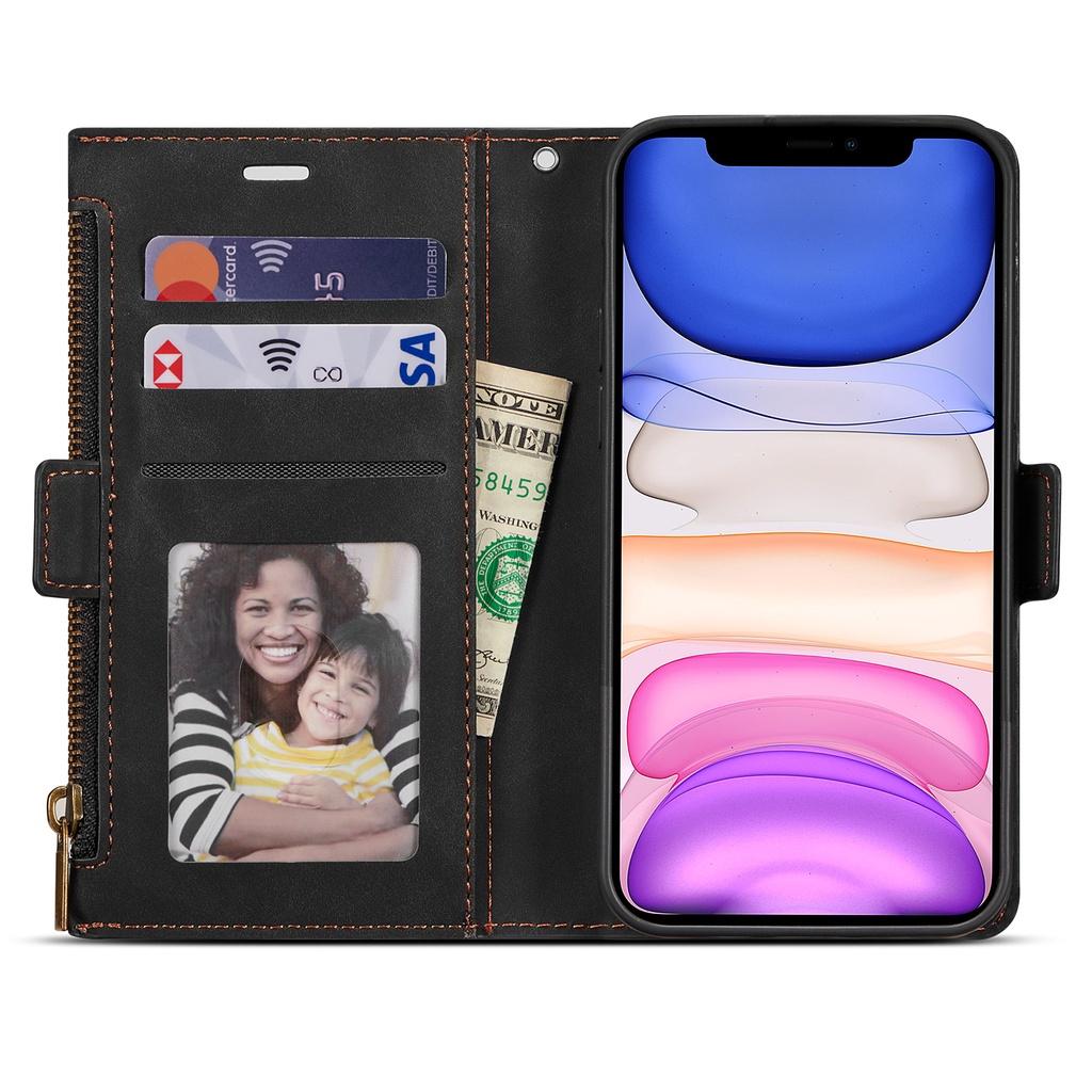Ốp lưng điện thoại dạng ví da lật có 9 ngăn đựng thẻ dành Cho Samsung Galaxy Note20 Ultra A20e A40 A50