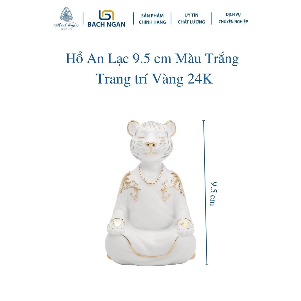 Tượng Hổ An Lạc 9.5 cm Nhiều Màu Trang trí Vàng 24K Hàng đẹp, cao cấp, dùng trang trí nhà cửa, nội thất, tặng quà tết