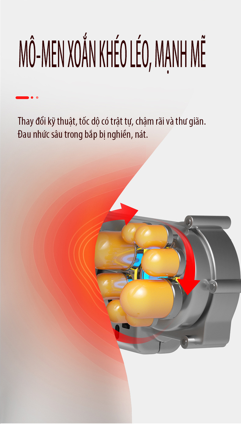 Gối/đệm massage đa năng kéo dài trị đau thắt lưng, đau cột sống cổ (có thể dùng tựa lưng trên ô tô) NJR-206