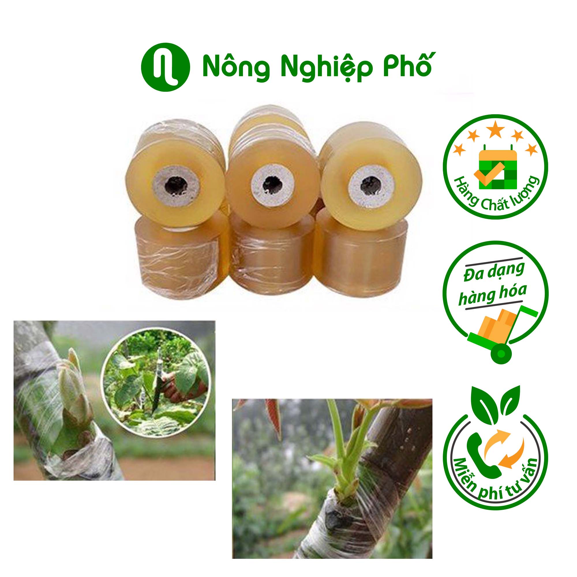 Băng keo ghép cây tự dính khổ 2cm - 4cm