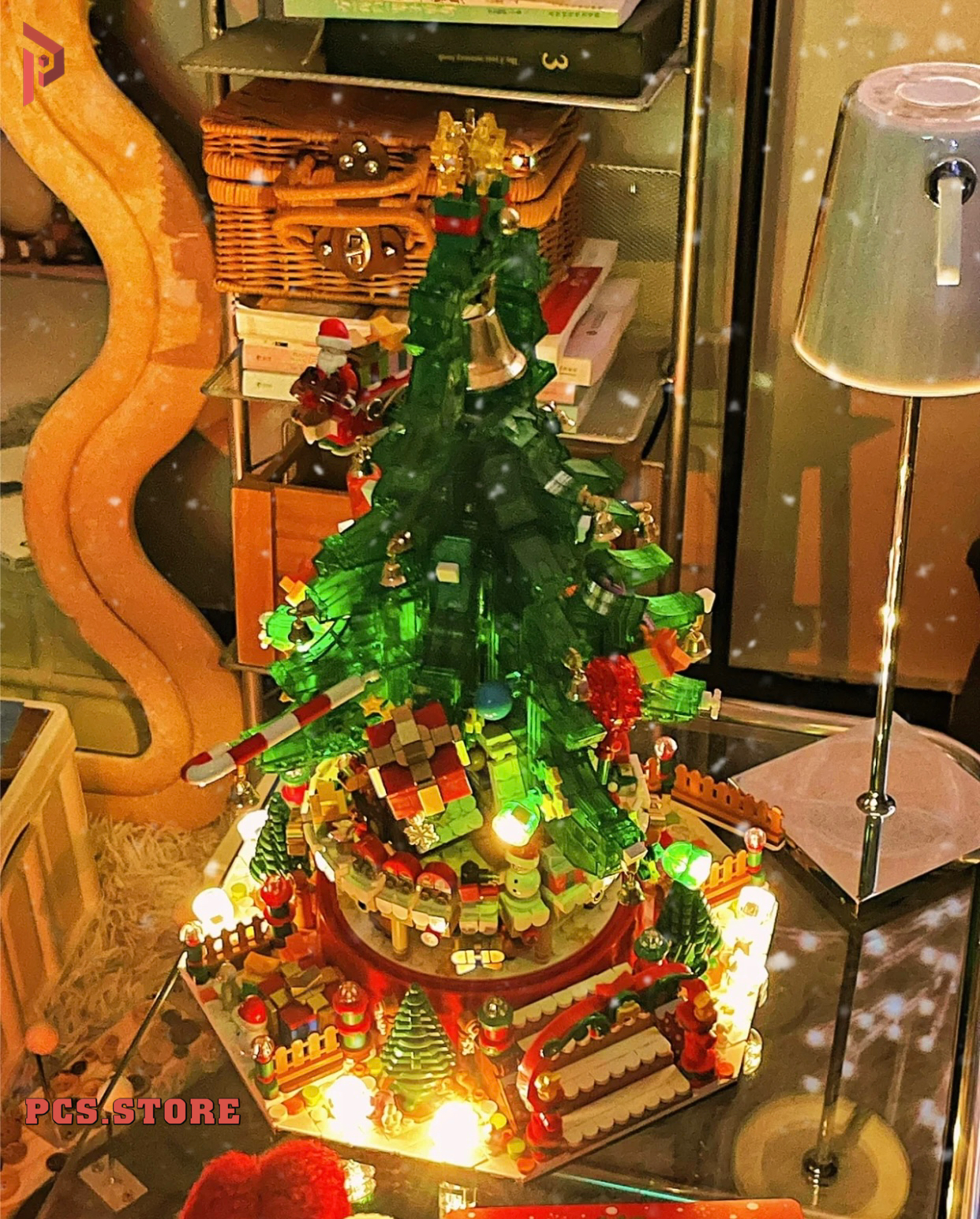 Đồ Chơi Lắp Ráp Mô Hình Cây Thông Noel Sembo 42cm - PCS STORE