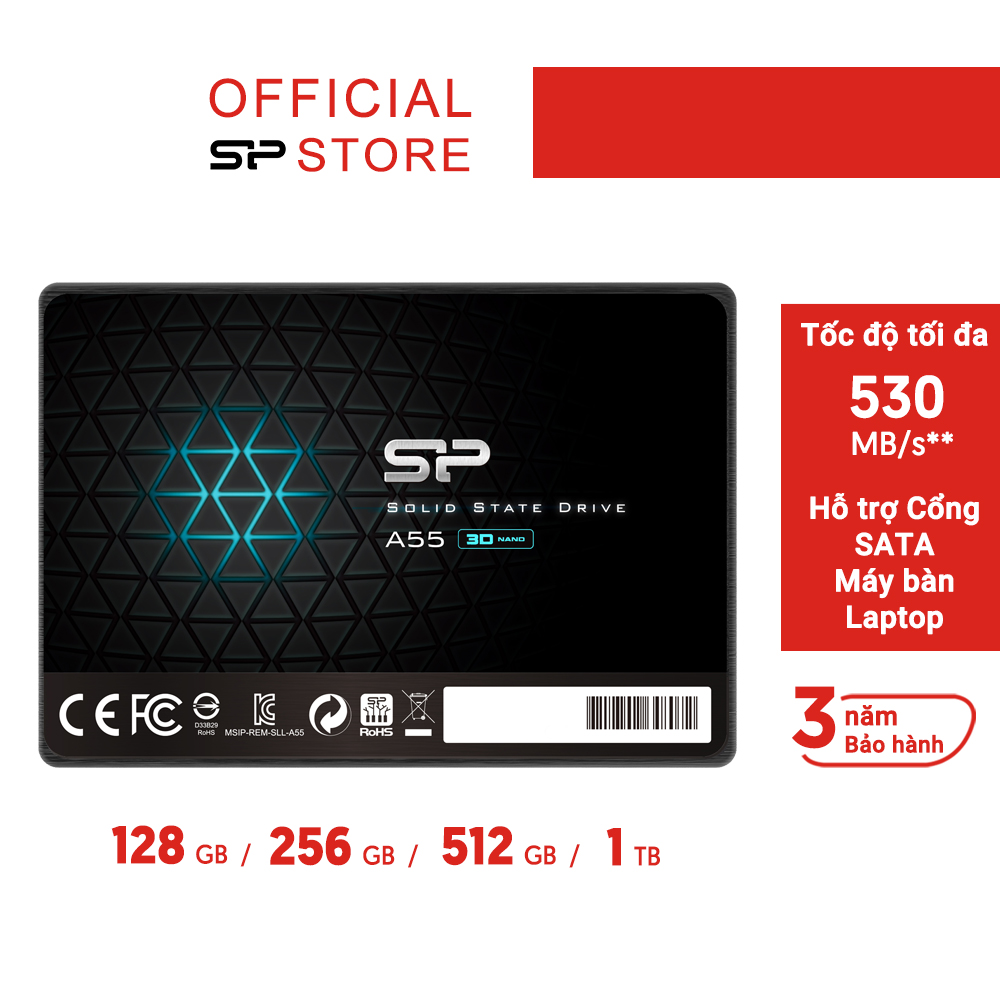 Ổ cứng Silicon Power SSD SATA III A55 2.5&quot; -Hàng chính hãng