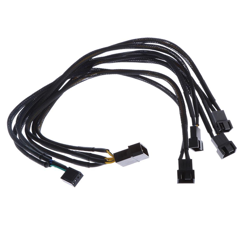 Hình ảnh Computer PC 4- Power Cable Y 5-Splitter   Connector-Adapter