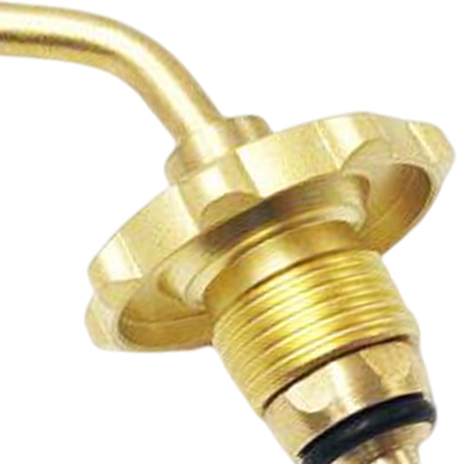 Gas Tank Refill Adapter Solid Brass Canister Accessories for Outdoor Picnic