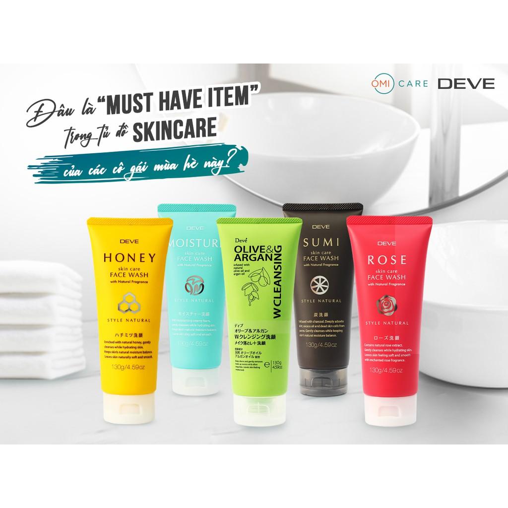 Sữa Rửa Mặt Deve Skin Care Face Wash Nhật Bản 130g