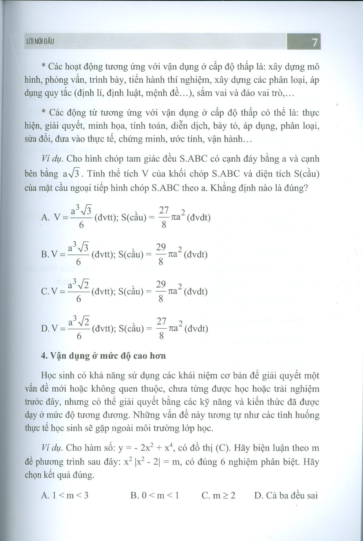 Ôn Tập Kỳ Thi Tốt Nghiệp THPT Môn Toán