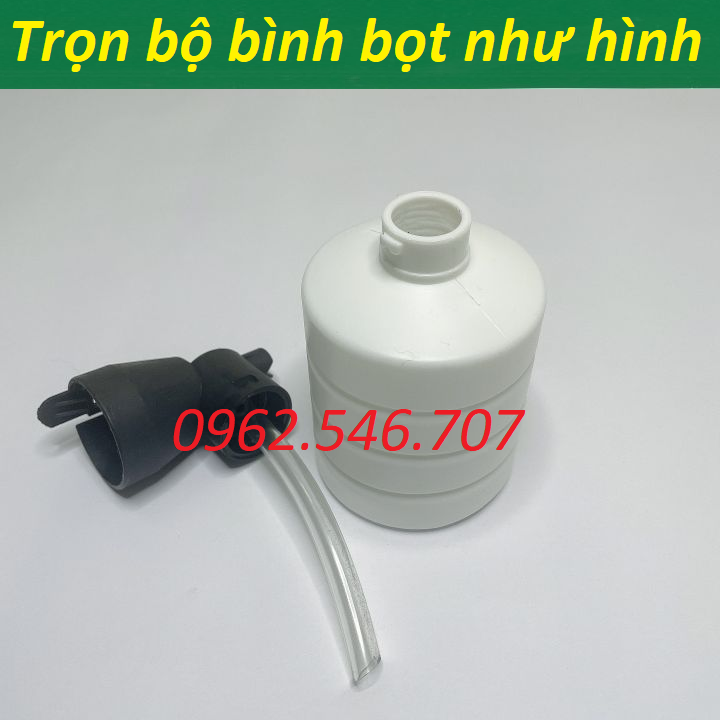 Bình xà bông tạo bọt tuyết máy xịt cao áp - 0.5L, bình tạo bọt tuyết bằng nhựa gắn máy rửa xe