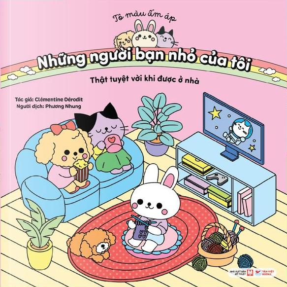 Sách - Bộ Sách Tô Màu Ấm Áp - Những Người Bạn Nhỏ Của Tôi (Bộ 4 cuốn)