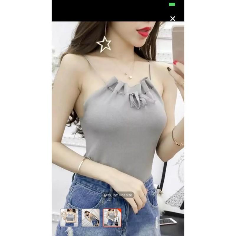 Áo 2 dây cổ bèo