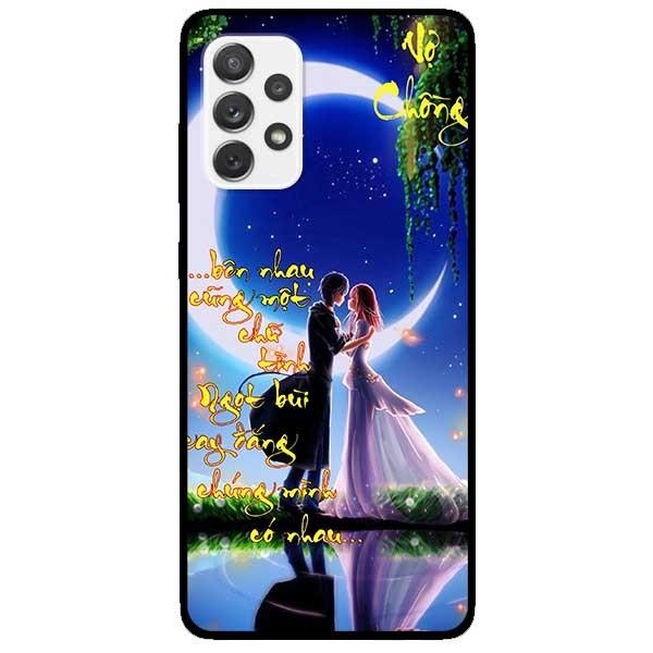 Ốp lưng dành cho Samsung Galaxy A32 - A52 - A72 - mẫu Thư Pháp Vợ Chồng Ôm Nhau
