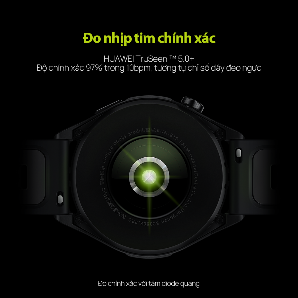 Đồng Hồ HUAWEI WATCH GT Runner | Chạy Bộ Khoa Học | Nhịp Tim Chính Xác | Định Vị Chuẩn Marathon | Hàng Chính Hãng