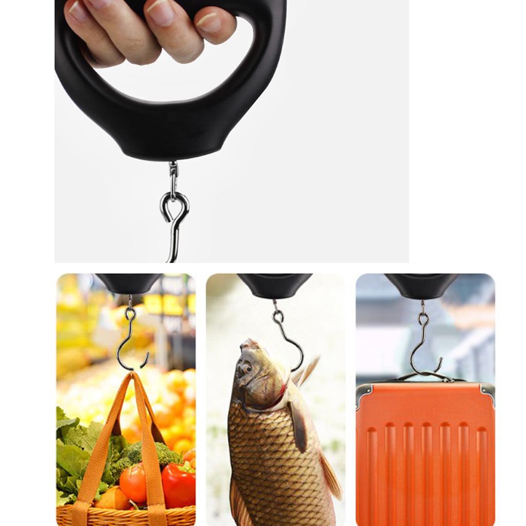 50kg Digital Scale Travel Fishing Luggage Postal Hanging Hook Electronic Weigher