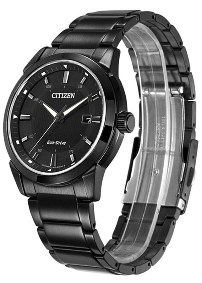 Đồng Hồ Nam Citizen Dây Thép Không Gỉ BM7145-51E - Mặt Đen