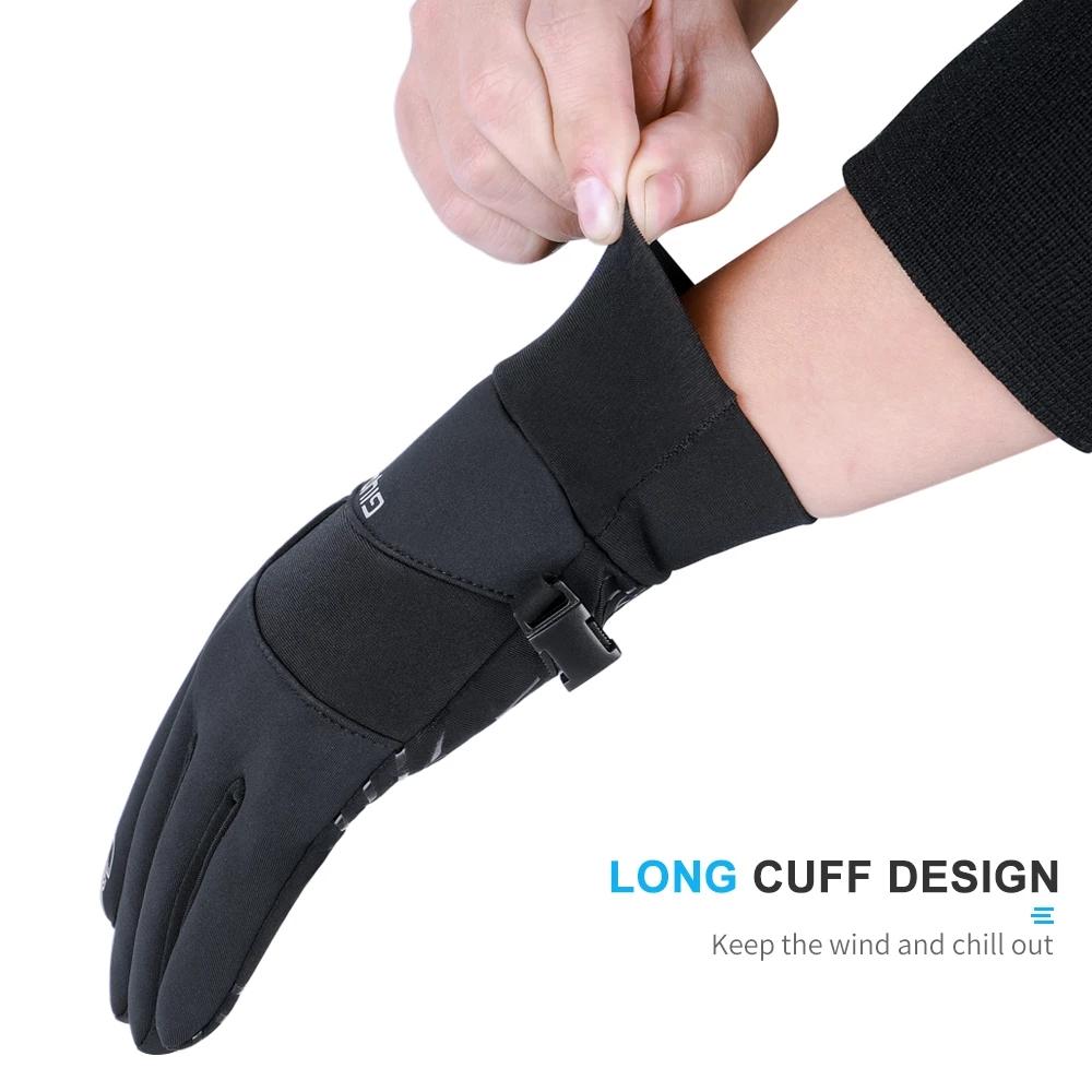 Giyo MTB Xe Đạp Đường Trường Găng Tay Dài Găng Tay Mùa Đông Ấm Màn Hình Cảm Ứng Chống Trơn Trượt Full Ngón Găng Tay Xe Đạp Nam Nữ Găng Tay Đi Xe Đạp Color: 1 psir S-13 Size: XL