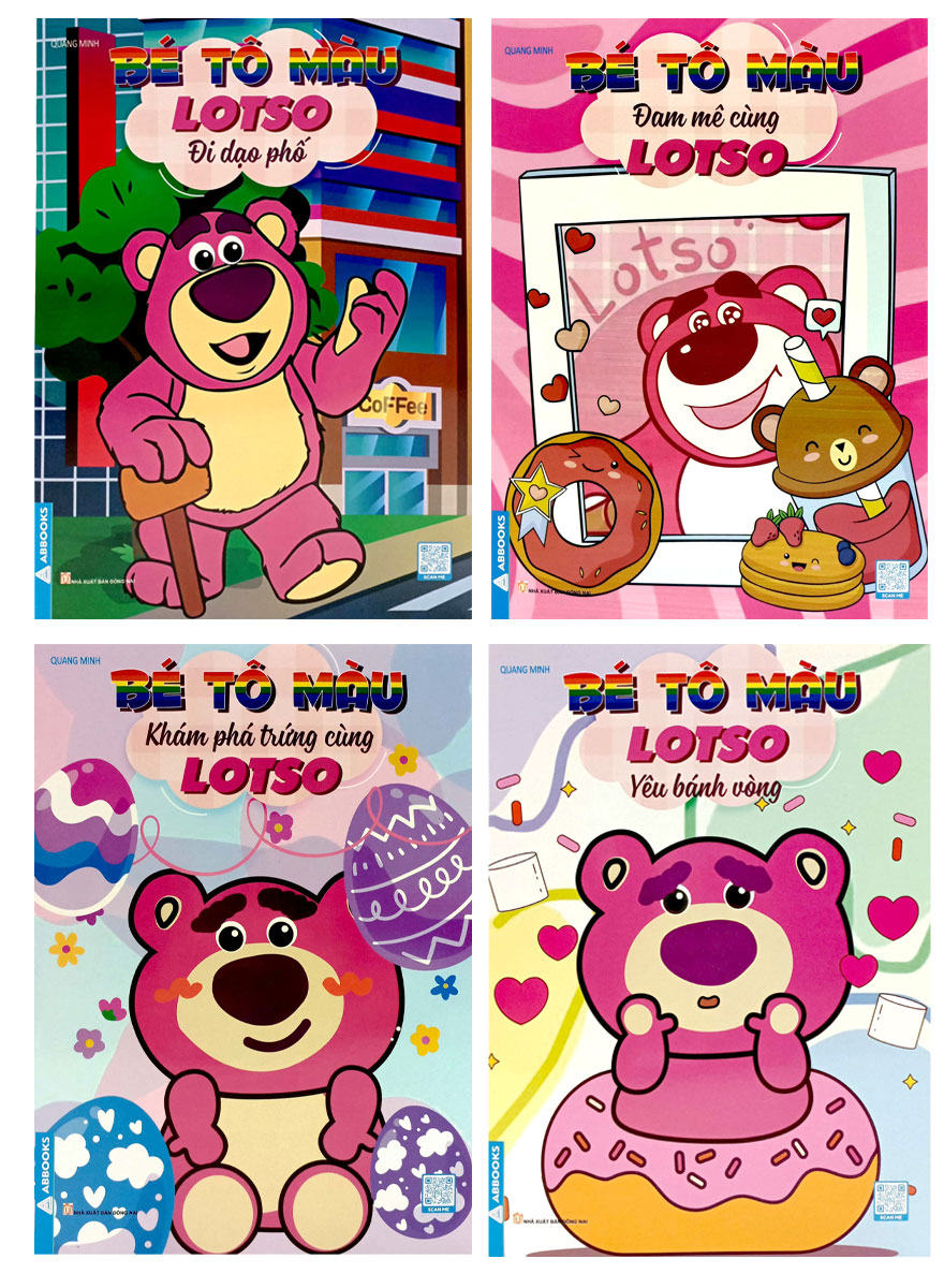 Combo Bé Tô Màu Cùng Lotso _ABB