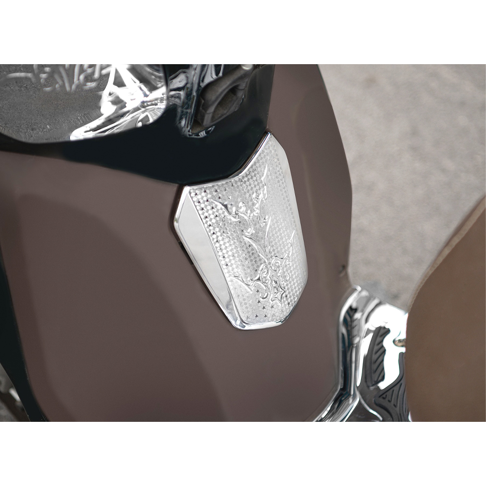 ỐP Nắp Bình Xăng Dành Cho Honda LEAD Mạ Crom + Tặng 01 Móc Gắng Chìa Khóa Xe Ngẫu Nhiên