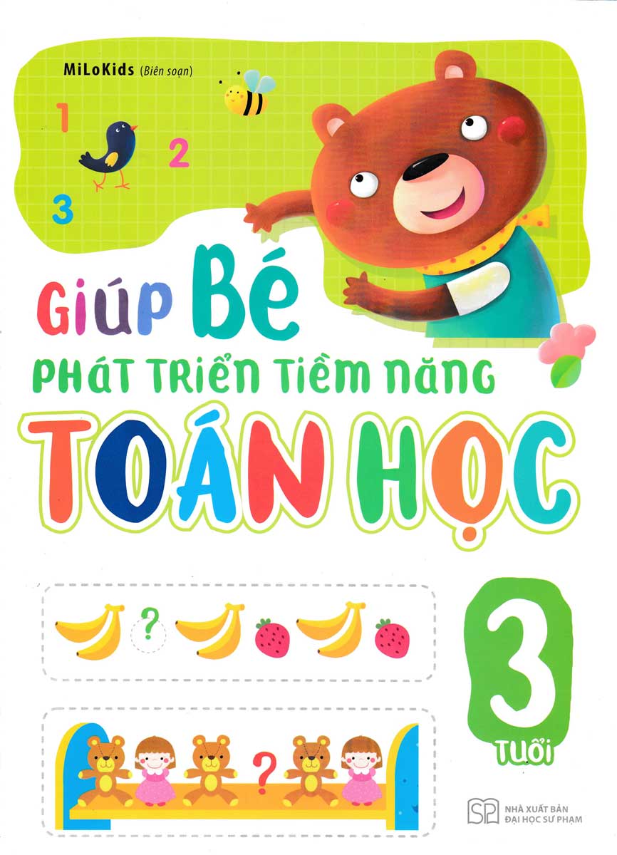 Combo Giúp Bé Phát Triển Tiềm Năng Toán Học 3 - 6 Tuổi (Bộ 4 Cuốn) - ML