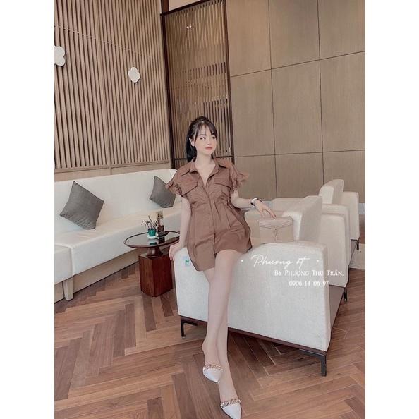 ÁO Sơ mi tay bèo túi hôp bigsize 50 đến 90kg