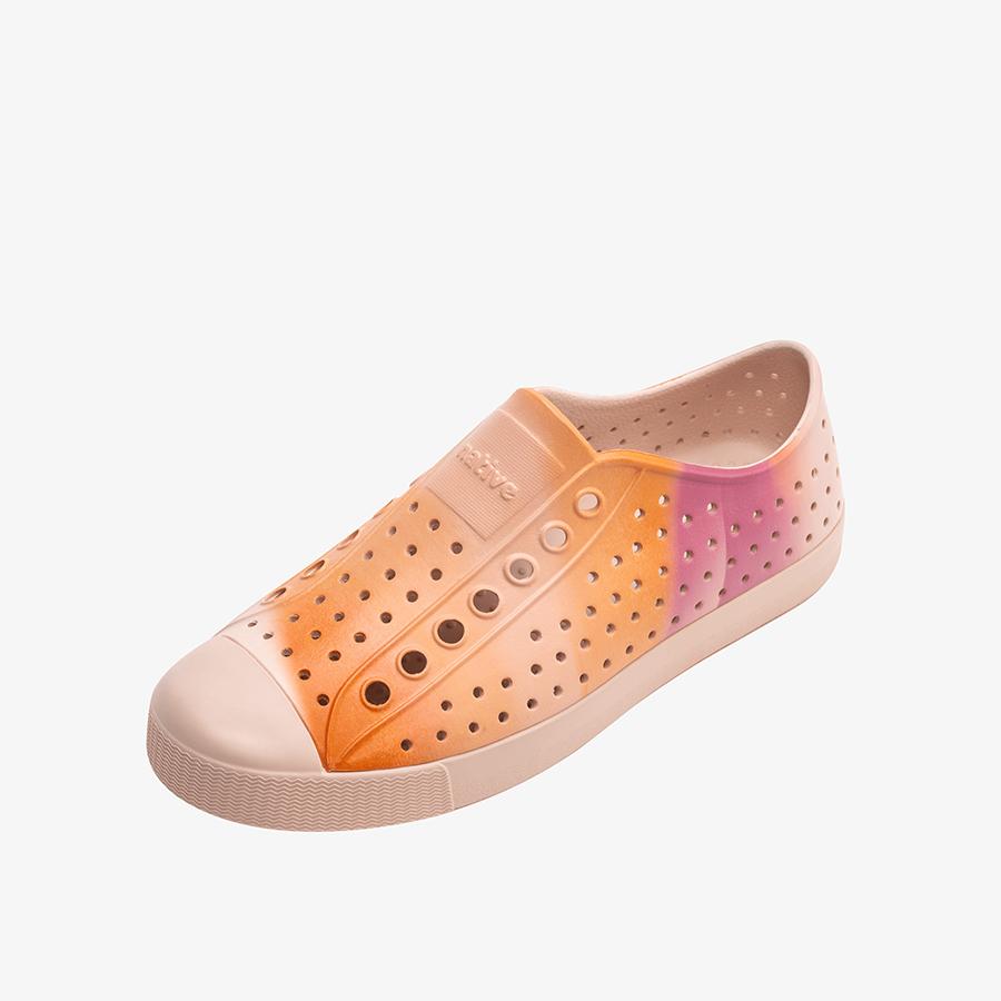 Giày Lười Unisex NATIVE Jefferson Print - CHAMELEON PINK/ CHAMELEON PINK/ APRICOT ACRYLIC - 39