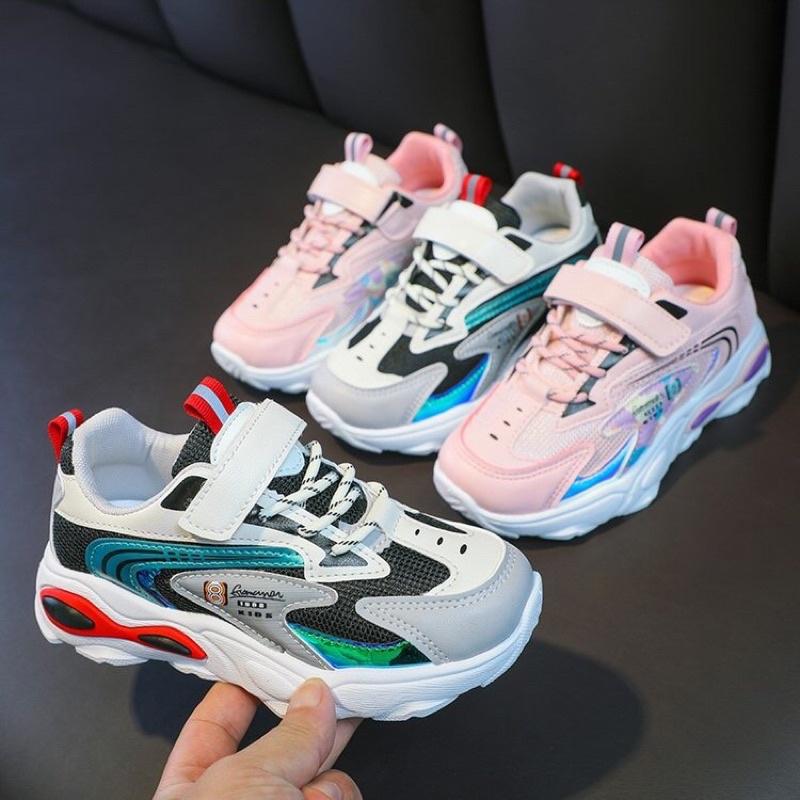 Giày thể thao pha màu siêu nhẹ số 8 cho bé trai, bé gái