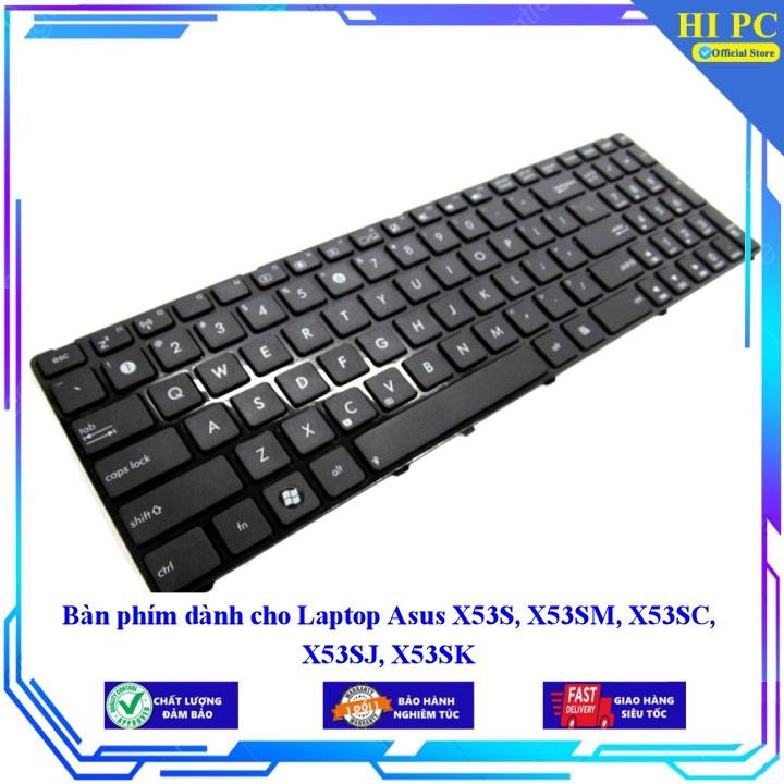 Bàn phím dành cho Laptop Asus X53S X53SM X53SC X53SJ X53SK - Hàng Nhập Khẩu