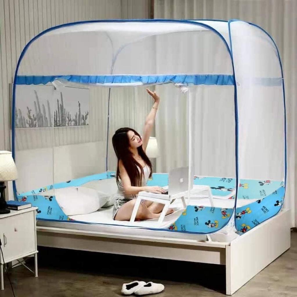 Mùng chống muỗi cao cấp có chân viền
