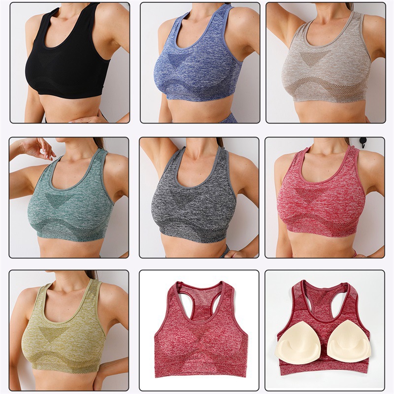 Bộ tập gym yoga nữ thiết kế, set tập gym nữ áo bra có mút đệm và quần lửng chất dệt kim cao cấp