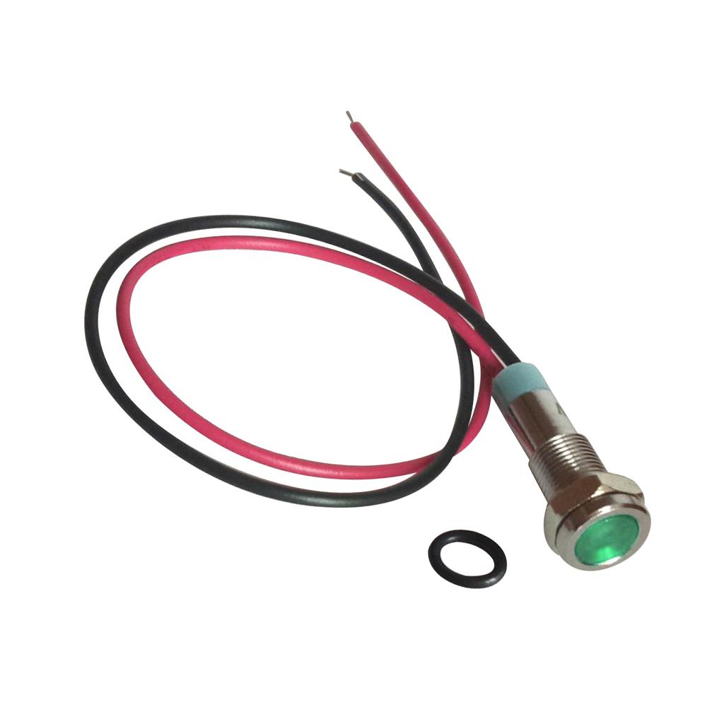 Bộ Nguồn Tín Hiệu LED 12V Đèn Báo Kim Loại Đèn Báo Có Dây