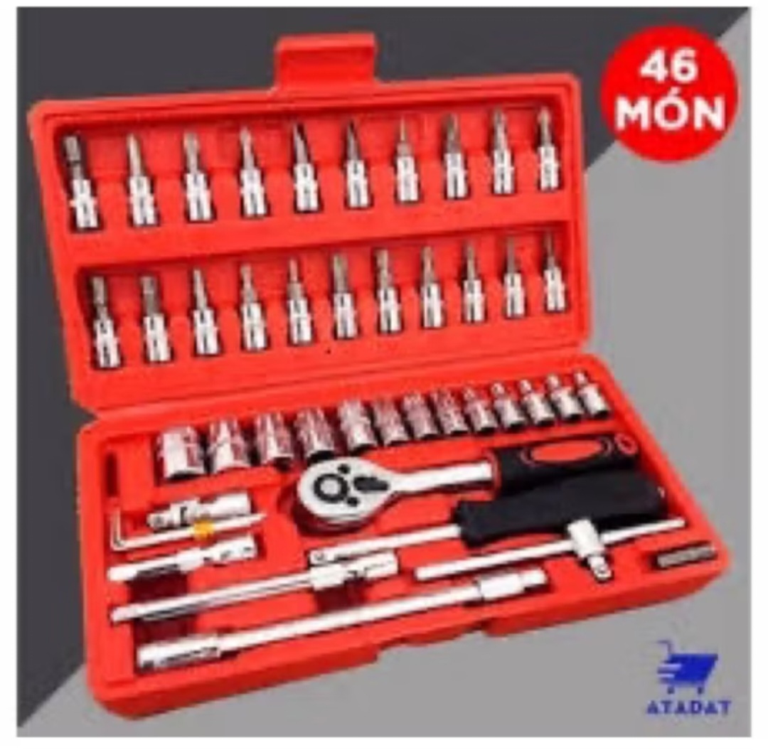 TRỌN BỘ DỤNG CỤ ĐỒ NGHỀ SỮA CHỮA 46 MÓN ĐA CHỨC NĂNG HÀNG LOẠI TỐT