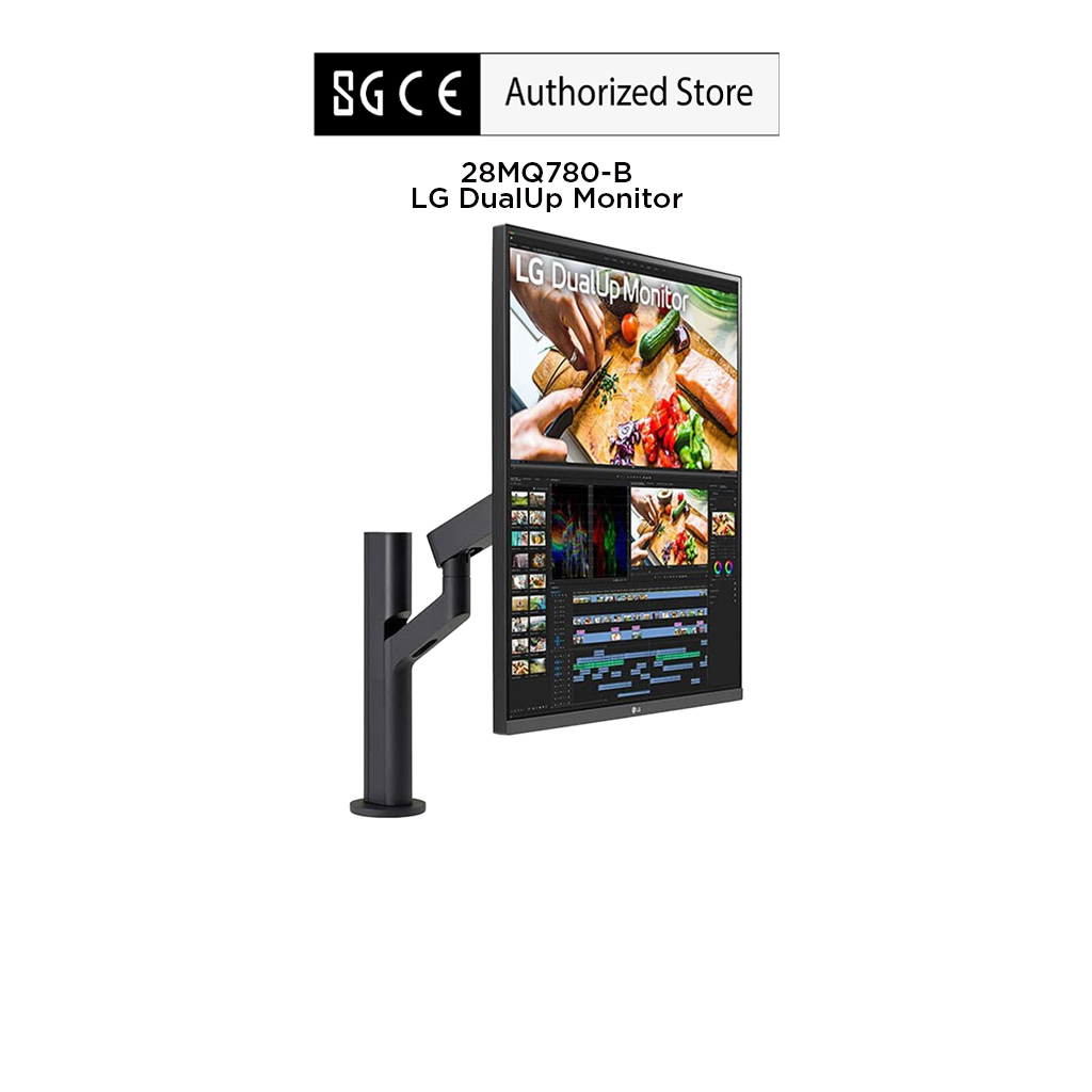 Màn Hình LG DualUp 27,6 Inch 16:18 Với Chân Ergo Và USB Type-C – 28MQ780-B - Hàng chính hãng