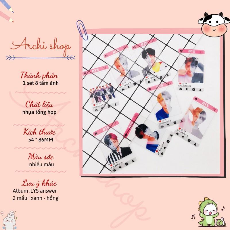 Card BTS love yourself trong - nhựa mềm