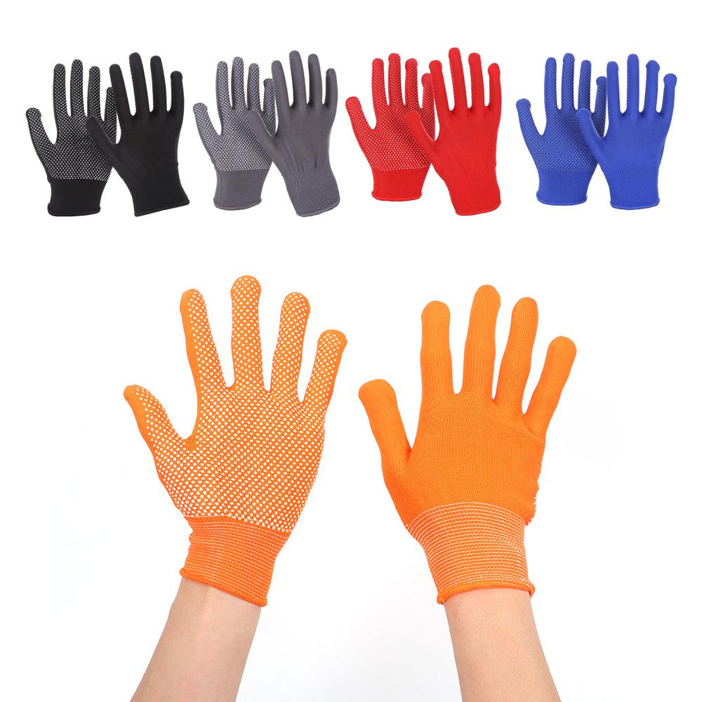 Găng tay đi xe đạp FULL FOOK TOUCH Màn hình không trượt ngoài trời. Color: Orange Size: 1 pair