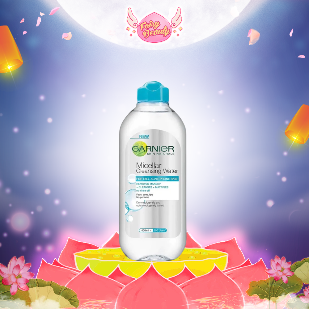 Nước Tẩy Trang Cho Da Dầu Mụn, Hỗn Hợp Làm Sạch Sâu Dịu Nhẹ Micellar Water For Oily & Acne-Prone Skin 400/125m