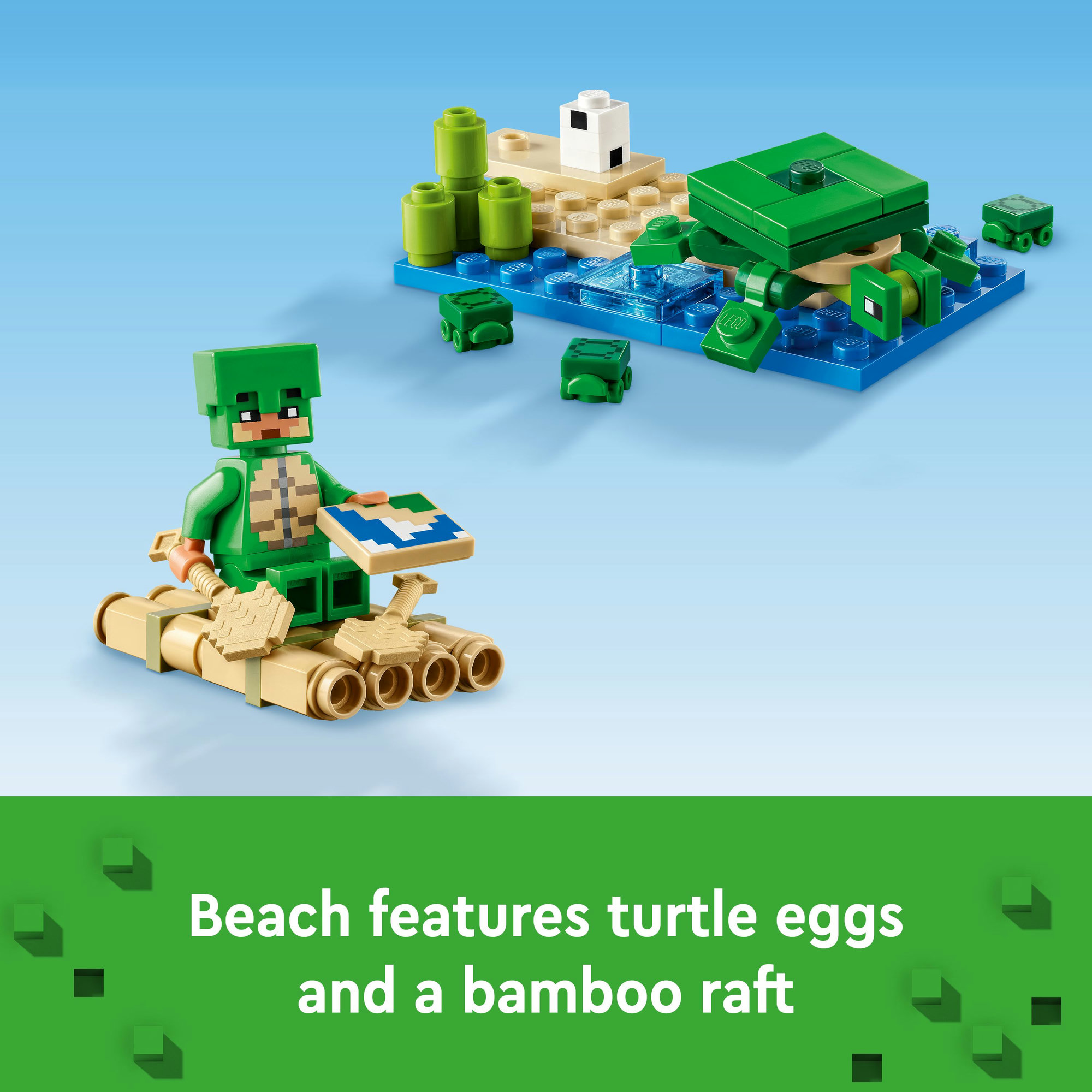 LEGO MINECRAFT 21254 Đồ chơi lắp ráp Ngôi nhà rùa biển (234 chi tiết)