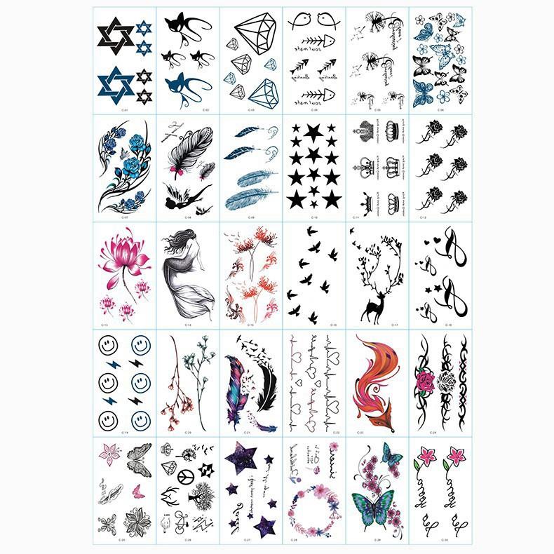 ️️️ 1 miếng dán hình Tatto nhỏ