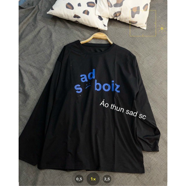 Áo sad boiz ripped signature long sleeve Áo thun tay dài sadboiz RIPPED SIGNATURE chất cotton, Áo Thun Tay Dài Cá Tính SADBOIZ RIPPED SIGNATURE LONG SLEEVE , Sweater Nam Nữ Unisex Form Rộng