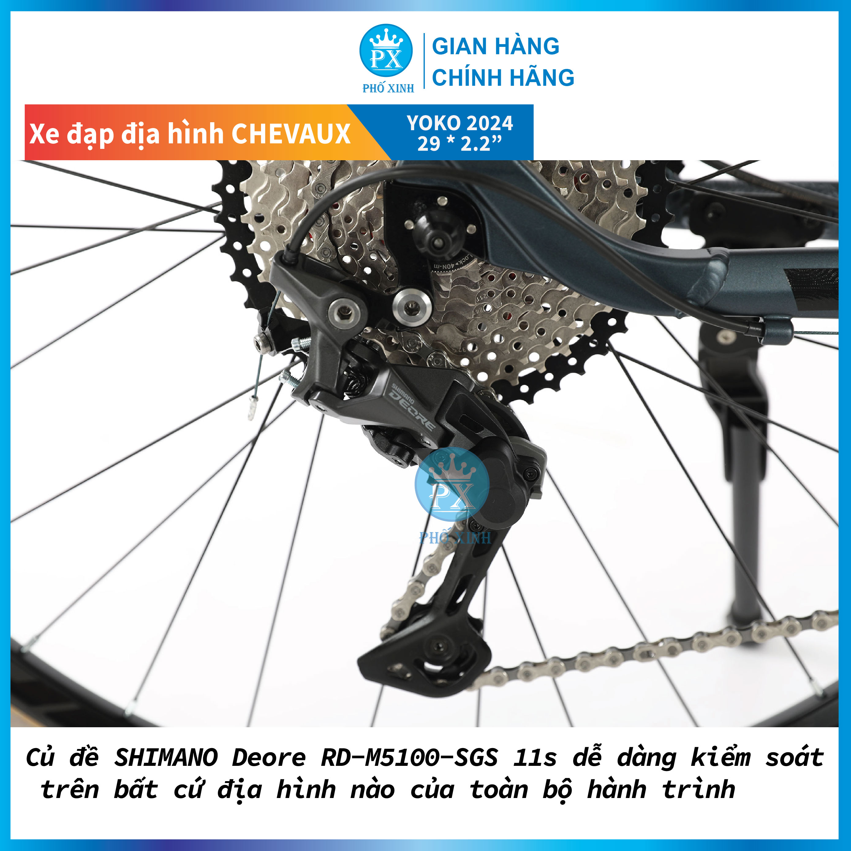 XE ĐẠP CHEVAUX YOKO 2024