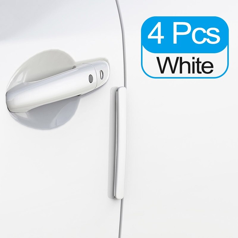 Bộ 4 miếng dán cửa xe ô tô chống trầy Baseus Streamlined Car Door Bumper Strip - Hàng Chính Hãng