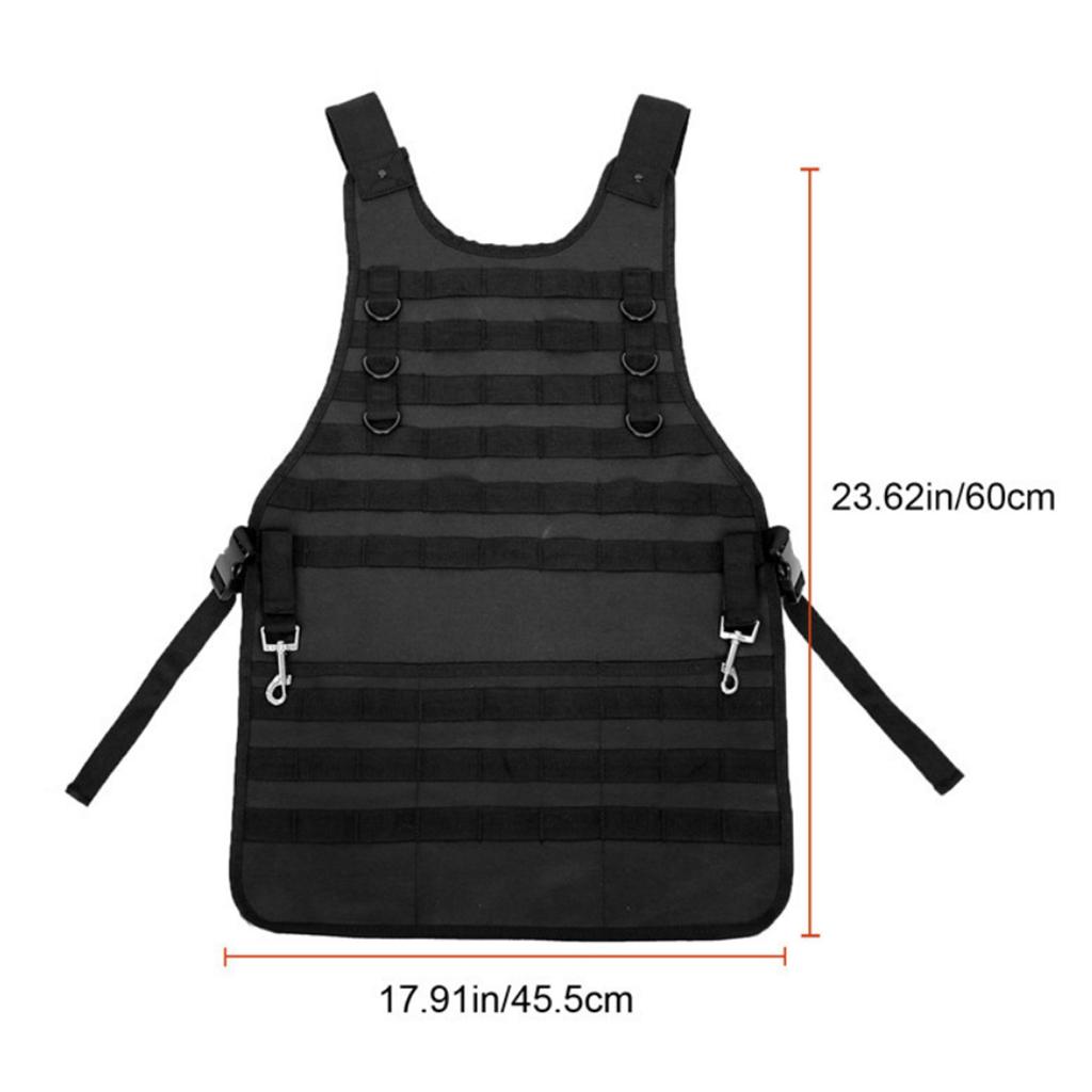 Footful Molle Tạp Dề Với Nhiều Túi Đựng Có Thể Tháo Rời Miếng Dán Cường Lực Và Có Thể Điều Chỉnh Mặt Dây Đeo