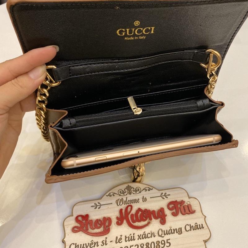 ví dài Hồ Ngọc Hà cầm tay dáng ví nhỏ xinh có dây đeo chéo size 20(không hộp)
