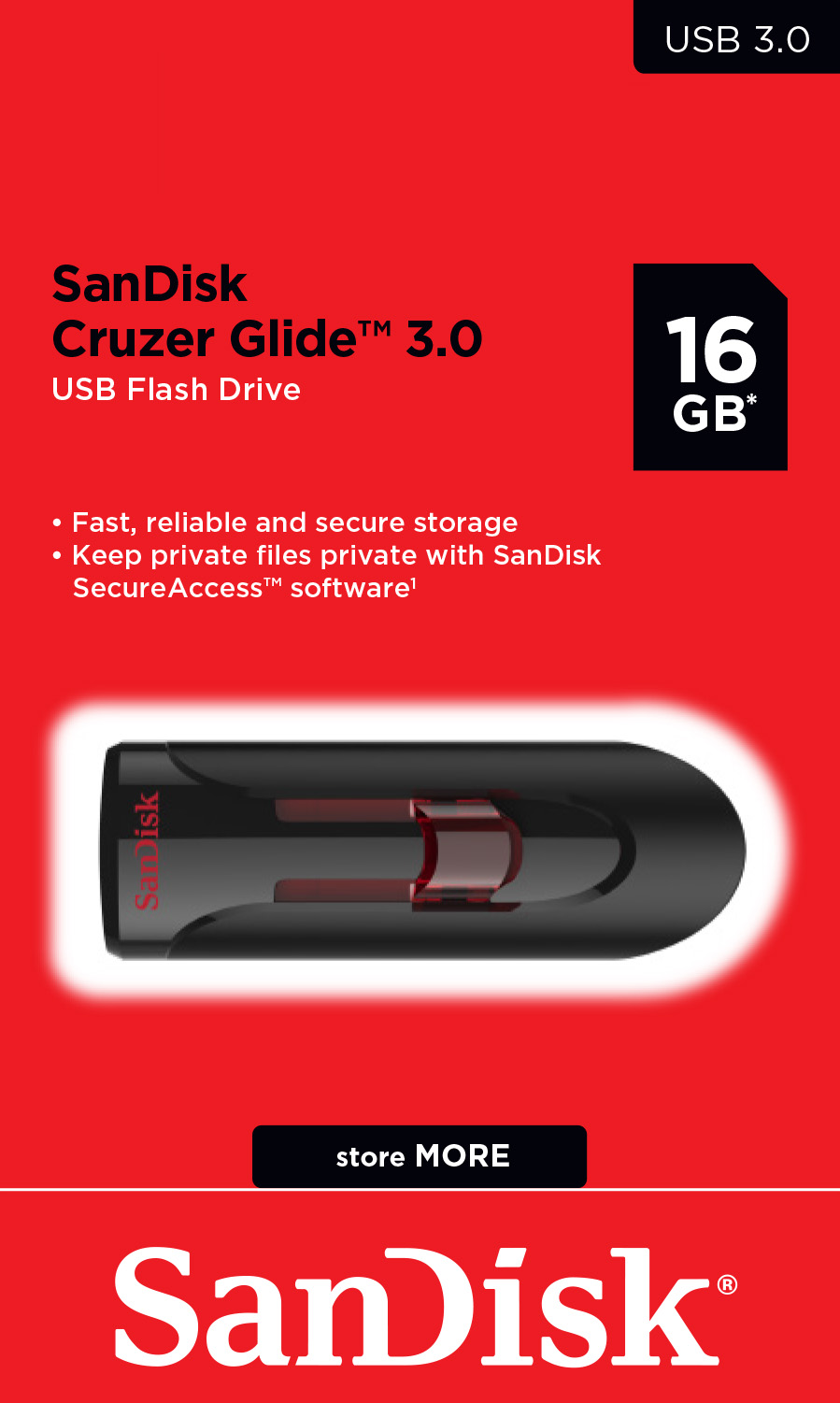 USB SanDisk CZ600 - USB 3.0 - Hàng Chính Hãng