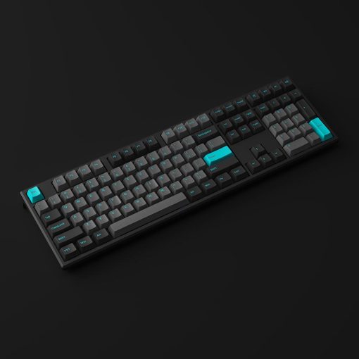 Bàn phím cơ có dây Akko MonsGeek MG108 Black & Cyan - Hàng chính hãng