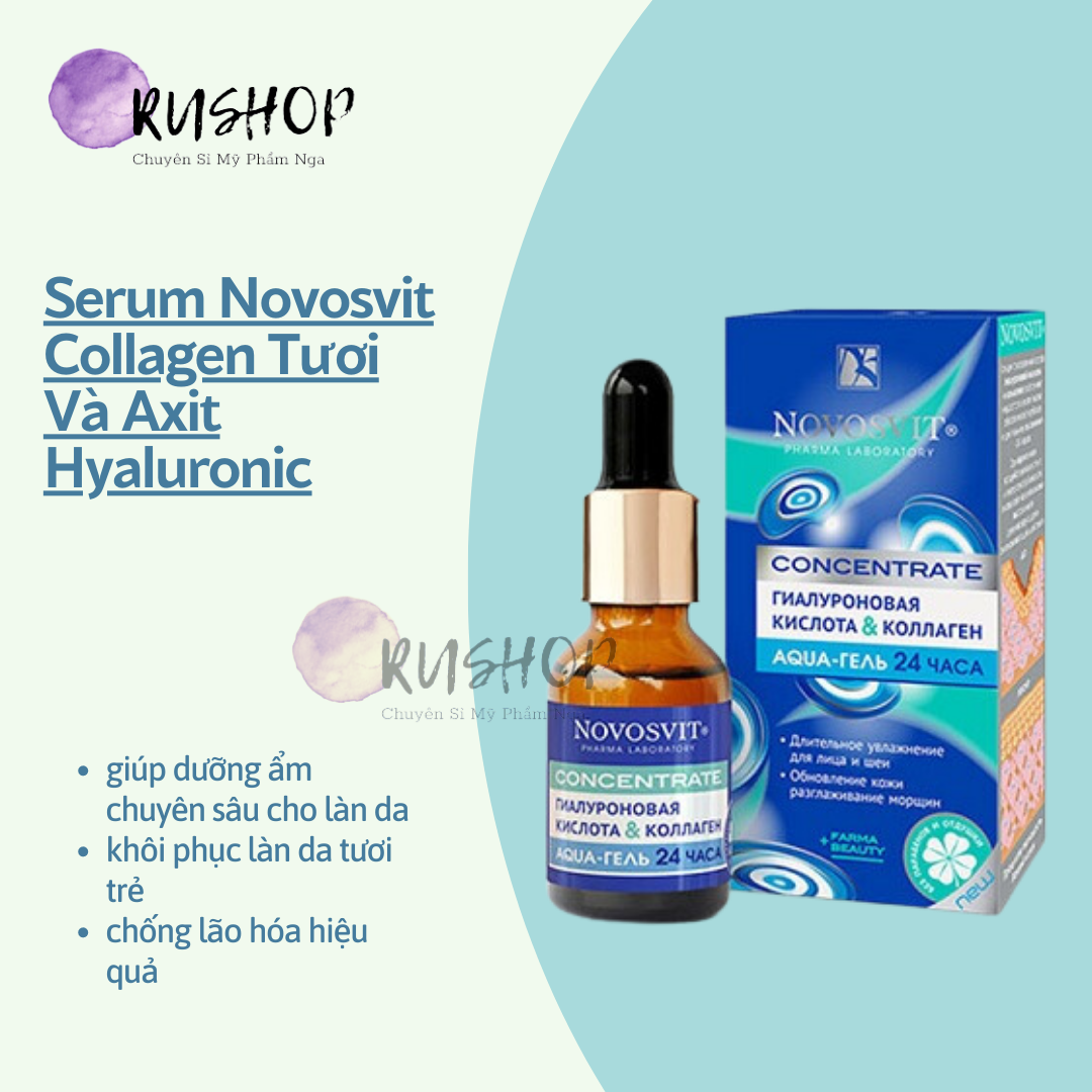 Novosvit xanh - Serum Novosvit collagen & acid hyaluronic
