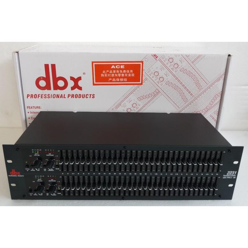 Lọc tiếng cao cấp Equalizer DBX2231 - Lọc xì & Lọc âm Karaoke-TĂNG 2 DÂY CANON