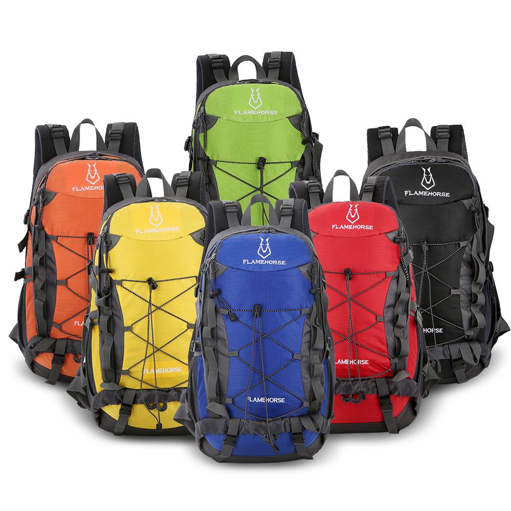 Ba lô thể thao ngoài trời Daypack 40L bằng vải nylon chất lượng cao, chống nước và chống rách, nhiều túi