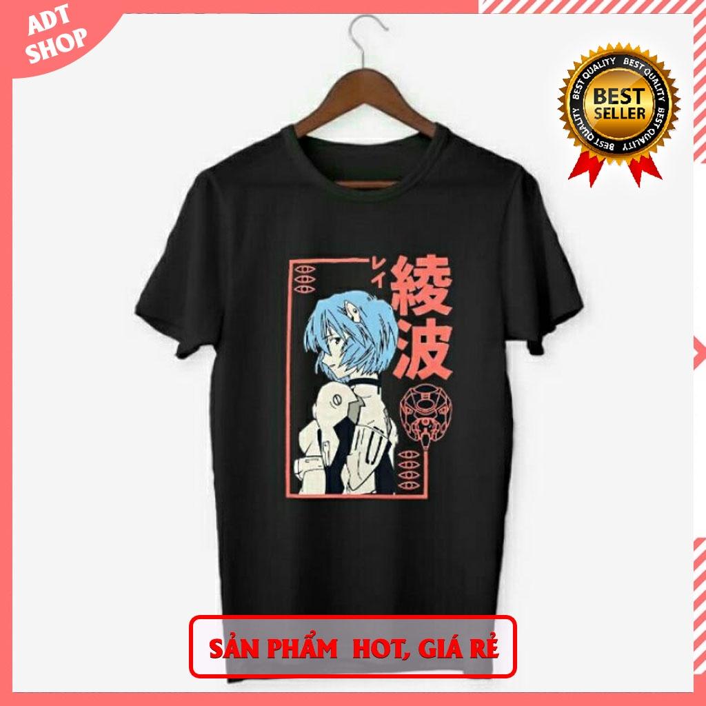Áo thun Ayanami Rei Black Shirt Anime Neon Genesis Evangelion ngắn tay mẫu HOT độc đẹp giá rẻ