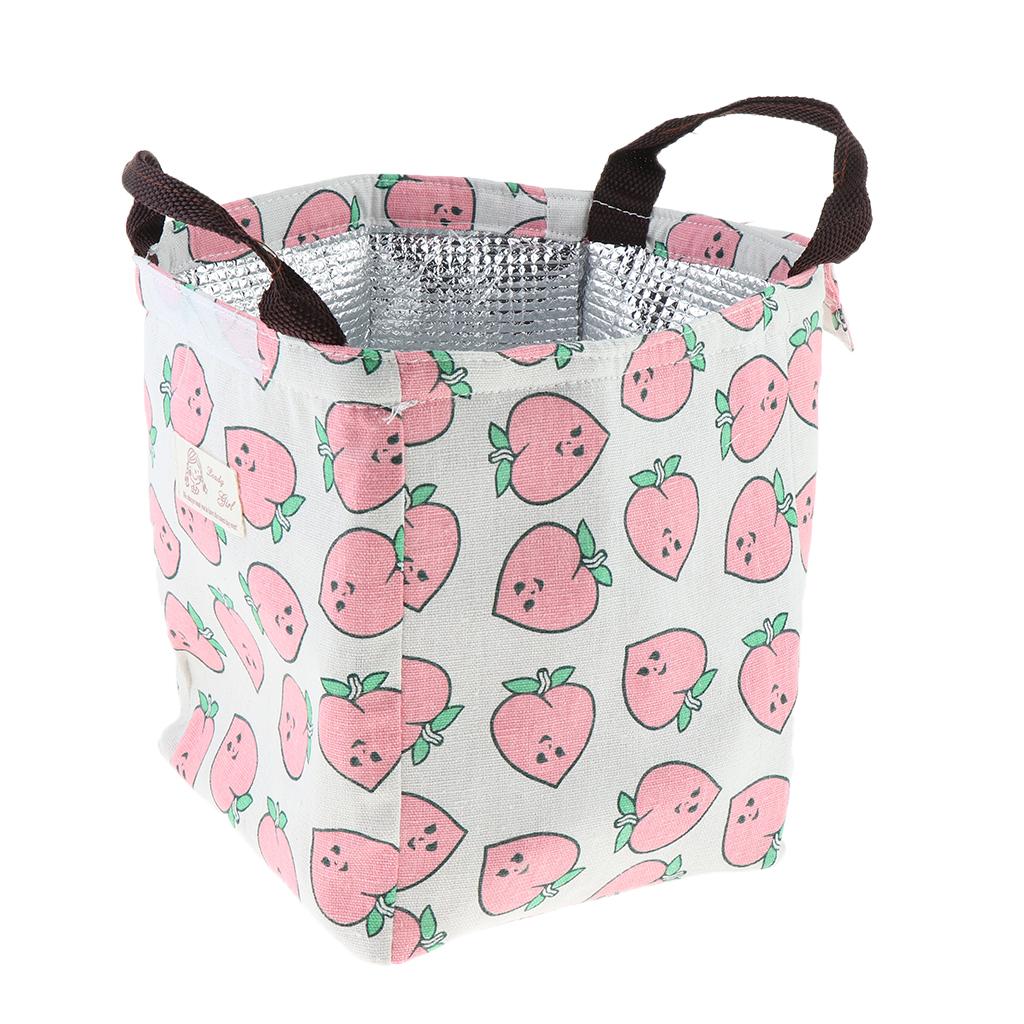 Lunch bags for insulated lunch bags lunch boxes lunch tote bag handbag peach