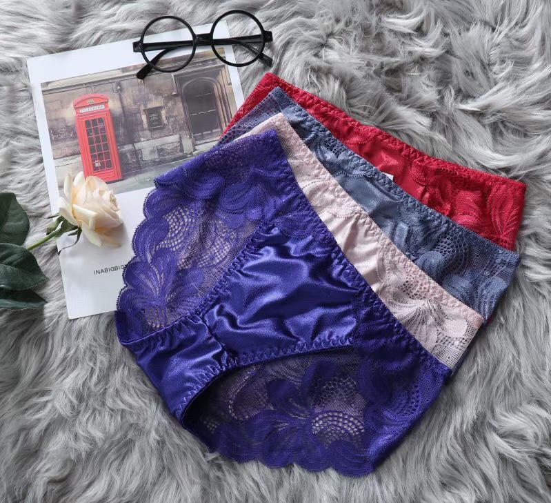 COMBO 5 QUẦN REN NỮ PHI LỤA - MÀU NGẪU NHIÊN